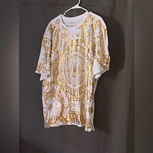 Gold and white urban street wear